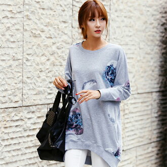 *ORead*運動休閒長袖蝙蝠衫上衣T 恤(2色S~2XL)