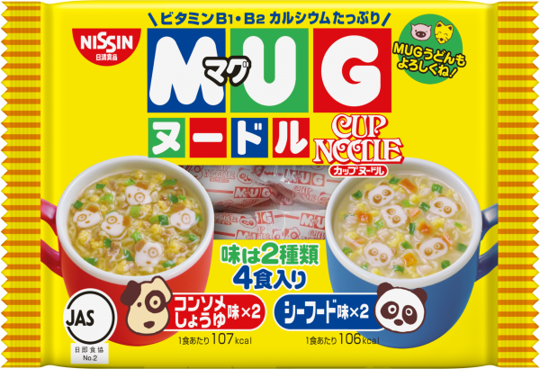 Nissin日清馬克杯麵4入-醬油海鮮94g