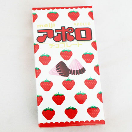 【敵富朗超巿】Meiji明治 三角草莓巧克力