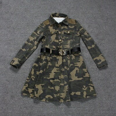 迷彩外套 風衣-韓版學生風顯瘦寬鬆女外套71aj23【獨家進口】【米蘭精品】