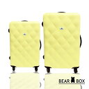 BEAR BOX 水漾菱格ABS 霧面超值28吋+24吋旅行箱/行李箱 0