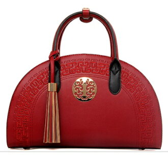 貝殼包手提包-傳統復古中國風流蘇女包包4色72an13【獨家進口】【米蘭精品】