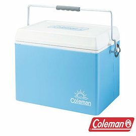 桃源戶外 Coleman 美國藍復古鋼甲冰箱 26.5L ｜保冷｜保溫｜冰桶 CM-22233