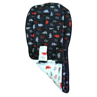 ★衛立兒生活館★德國 ABC Design 通用型舒適雙面坐墊附肩護套-微笑鱷魚