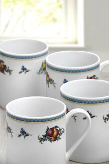 Royal Worcester 英國進口 馬克杯4入組 - 英式風情