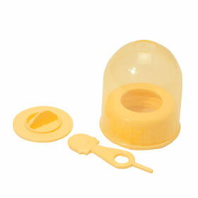 黃色小鴨 奶瓶螺牙圓蓋組(標準口徑專用)【德芳保健藥妝】