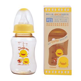 黃色小鴨 標準口徑PES葫蘆奶瓶 150ml