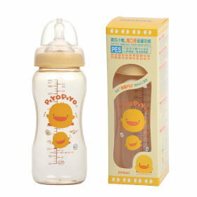 黃色小鴨 寬口徑PES葫蘆奶瓶 390CC【德芳保健藥妝】