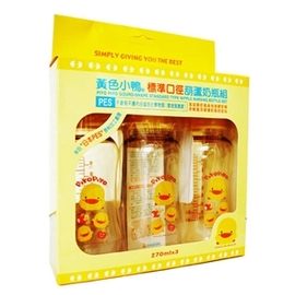 黃色小鴨 標準口徑PES葫蘆奶瓶組【德芳保健藥妝】