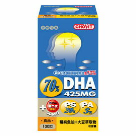 巧維他 精純魚油DHA+PS大豆萃取物軟膠囊 100粒【德芳保健藥妝】