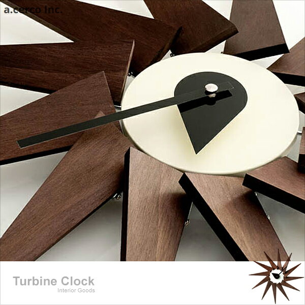 E&J 【B19013】a.cerco Turbine Clock 渦輪掛鐘 經典設計/北歐風/loft風/普普風