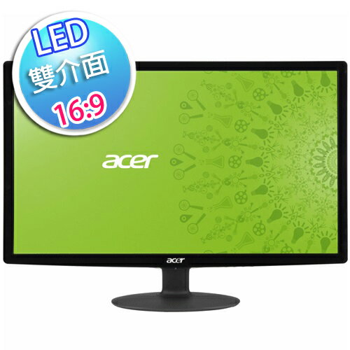 Acer宏碁 S240HL-bd 24型 Full HD LED液晶螢幕