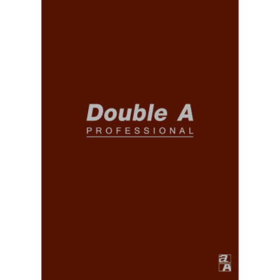 【文具通】Double a A5 25k40張入膠裝固頁筆記 咖啡 A3011241