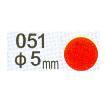 【文具通】Herwood 鶴屋 圓形標籤5mm紅 AS051B