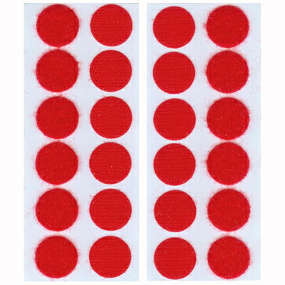 【文具通】力韋LN-042造型粘扣帶(圓.紅) E1130025