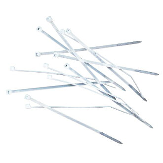 【文具通】20cm白色塑膠結束帶約100入 E1130038