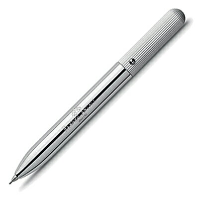 【文具通】Faber-Castell 輝柏 口袋筆 袖珍旋轉鉛筆 銀色 FBC-138090