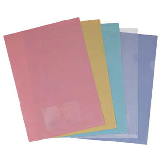 【文具通】連勤E315PP粉彩文件夾附名片袋綠 L1020323