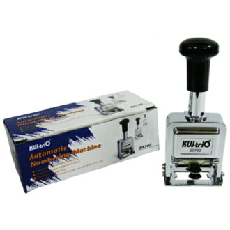 【文具通】KW-triO 堡勝 七位數自動號碼機 20700 L5050008