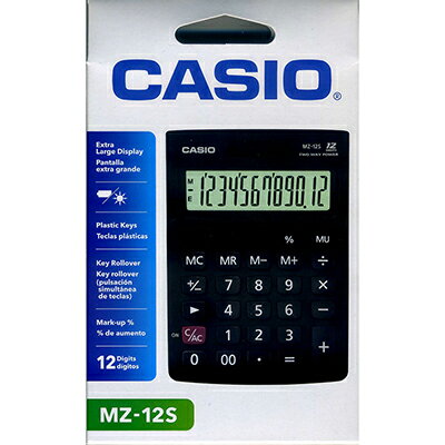 【文具通】CASIO MZ-12S計算機12位10*14cm L5140181