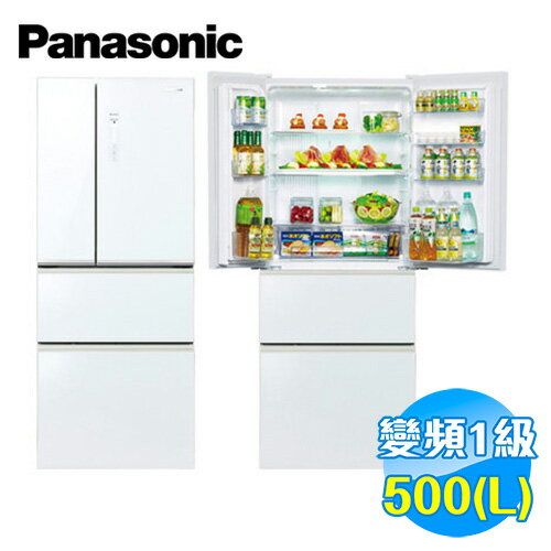 國際 Panasonic 500公升 ECONAVI 四門玻璃 變頻冰箱 NR-D508NHG