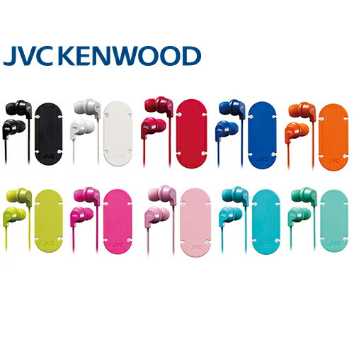 JVC HA-FX19 繽紛多彩耳道式耳機,附特殊吸盤耳機線夾