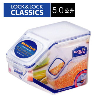 樂扣樂扣 LOCK & LOCK PP保鮮盒5L六角形寬口 1A01-HPL700透明色