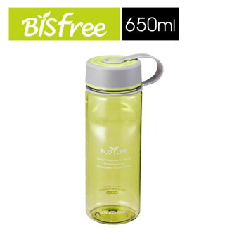 樂扣樂扣 LOCK & LOCK (柔彩樂活蘋果綠) Bisfree優質Tritan水壺無濾網650ml 1A01-ABF603LGO綠