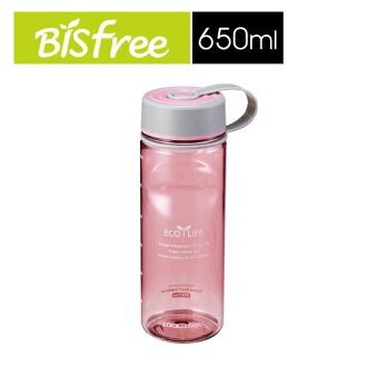 樂扣樂扣 LOCK & LOCK (柔彩樂活櫻花粉) Bisfree優質Tritan水壺無濾網650ml 1A01-ABF603LPO粉紅