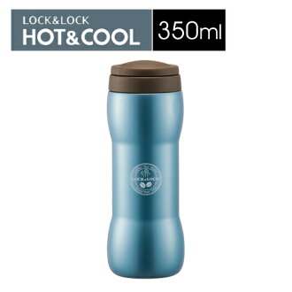 樂扣樂扣 LOCK & LOCK 不鏽鋼粉彩隨手杯350ML 1A01-LHC842藍