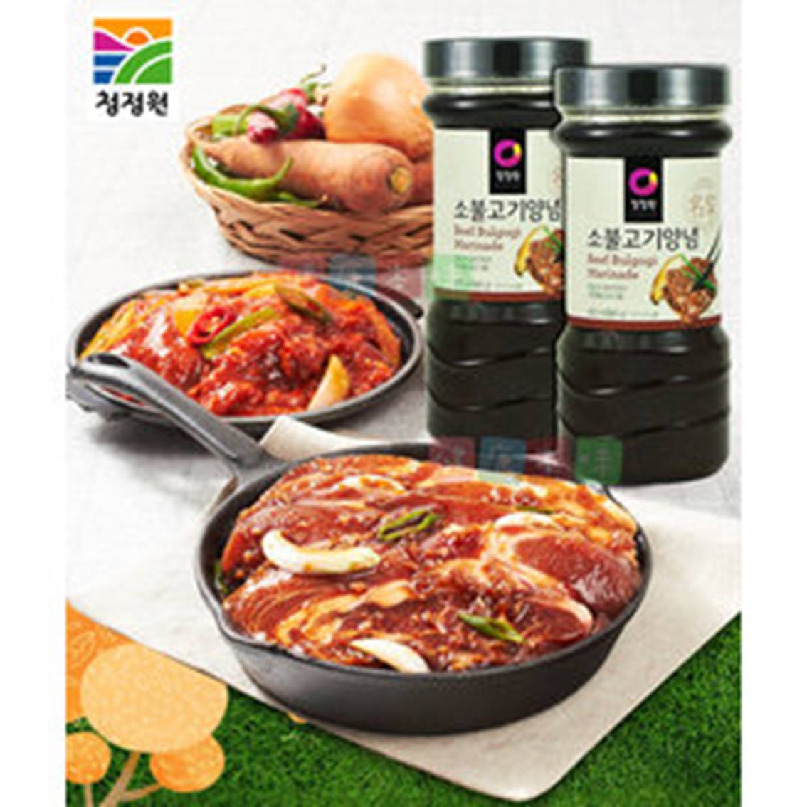 韓國CJ韓式頂級水梨蘋果燒醃烤醬 烤肉醬 燒肉醬