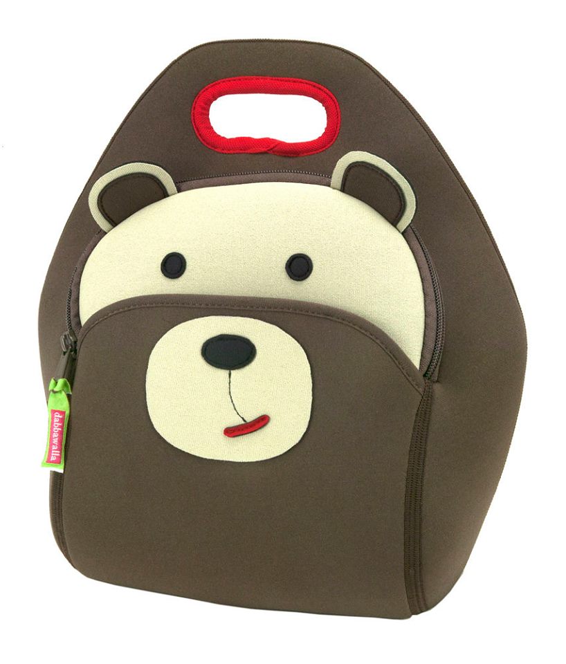 【WuWaa】美國環保品牌 dabbawalla bags 瓦拉包- 棕熊午餐袋／手提包