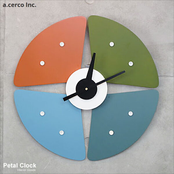 E&J 【B19011】a.cerco Petal Clock 花瓣掛鐘 經典設計/北歐風/loft風/普普風