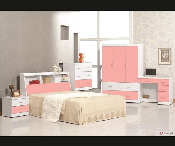 【石川家居】OU-629-2 (125) 粉紅床頭櫃 (不含其他商品) 需搭配車趟