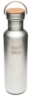 登山樂 美國 Klean Kanteen 竹蓋不繡鋼瓶 27oz / 800ml# K27SSLRF Brushed/霧面鋼