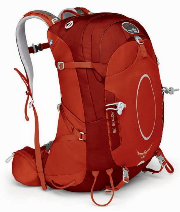 ├登山樂┤ 美國 Osprey ATMOS 35 網架輕量登山背包 Oxide #014235-365