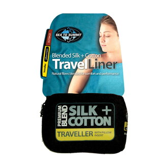 ├登山樂┤澳洲 Sea To Summit Silk Cotton Travel Liner 絲棉混紡睡袋內套-標準型 # STSASLKCTNSTDNB