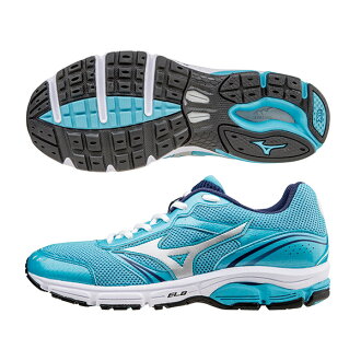 WAVE IMPETUS 2 (W) 一般型女慢跑鞋 J1GF151304(水藍*銀)A【美津濃MIZUNO】