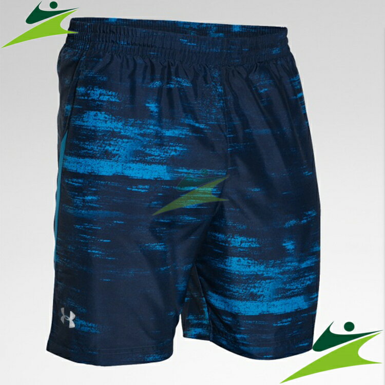 元禾)) UNDER ARMOUR 男 HG 7吋慢跑短褲 靛藍 1253575-428