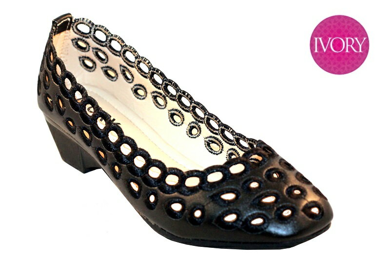 Fashion Sepatu Wanita Wedges - Sepatu Wedges Wanita 333-2157 Black