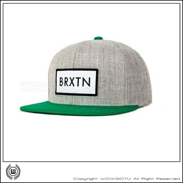 【 BRIXTON 】街頭流行棒球帽 RIFT 帽款-綠灰