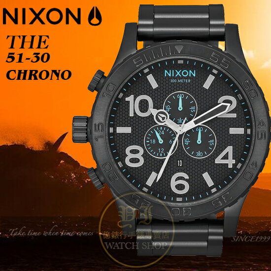 nixon 实体店the 51-30 chrono潜水腕表a083-602公司货/极限运动/礼物