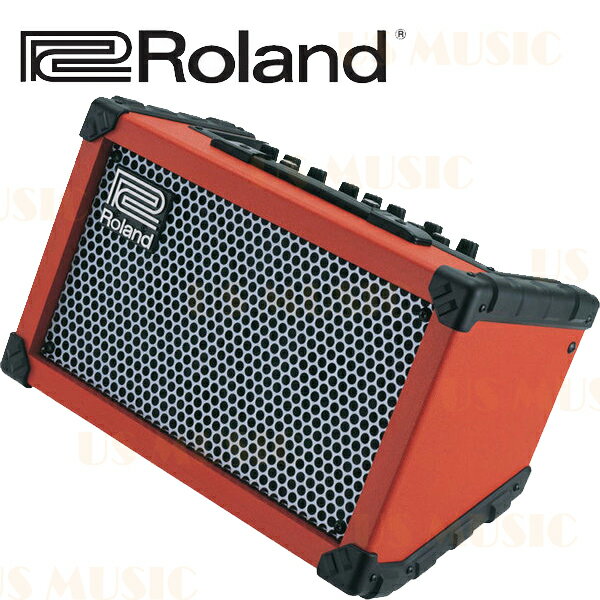 【非凡樂器】『Roland Cube Street』橘紅色 街頭藝人專用音箱 電吉他/木吉他/主唱/鍵盤 皆適用