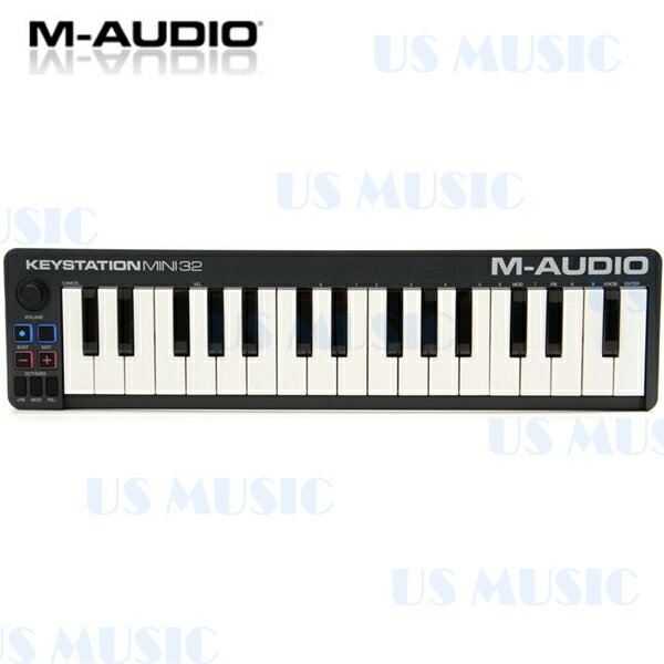 【非凡樂器】『M-AUDIO KeystationMini32』全新包裝/迷你控制鍵盤/原廠公司貨/key譜/編曲/宅錄好幫手