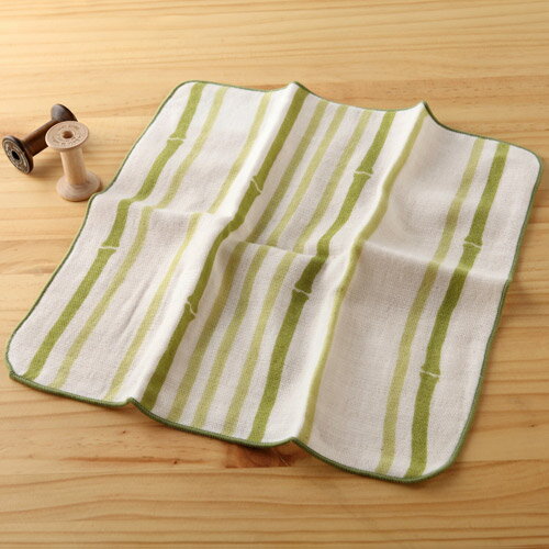 taoru 日本毛巾 和心傳_竹林 25*25 cm (仕女手巾、紗布巾)