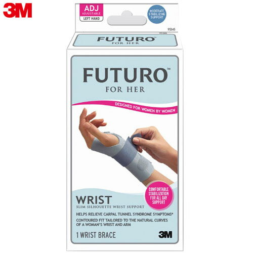 【3M】FUTURO纖柔細緻剪裁-高度支撐型護腕(左手適用)(95345)