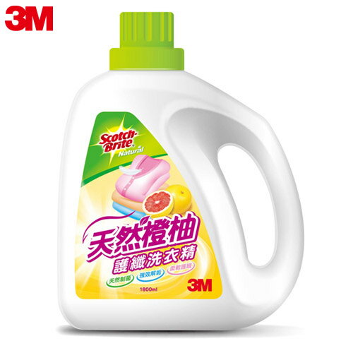 【3M】天然橙柚護纖洗衣精L101 1800ML (1入)