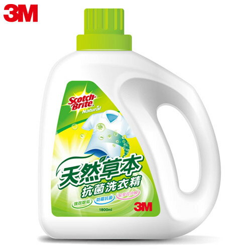 【3M】天然草本抗菌洗衣精L102 1800ML (1入)