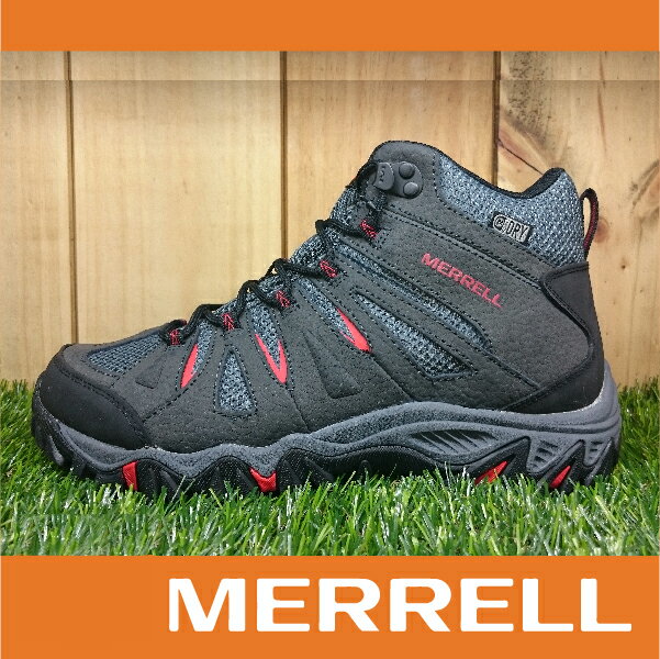 MERRELL MOJAVE MID MERRELL防水 男款高筒登山健行鞋 抓地大底 深灰色