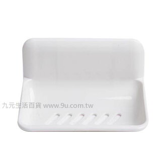 【九元生活百貨】抗菌單格吸盤皂盒 肥皂盒